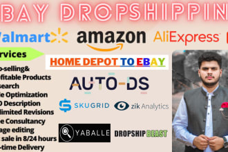 ebay dropshipping from home depot listing via autods in USA