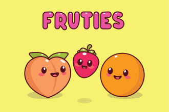 design a cute kawaii character for logo or sticker