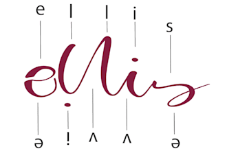 design unique and readable ambigram design, tattoo ready