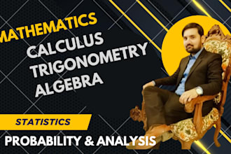 be your mathematics, statistics and calculus tutor
