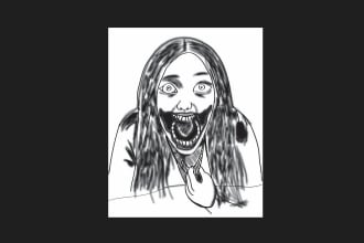 do illustrations, like pencil sketches, portraits, etc
