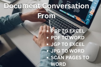 convert PDF to excel or scan pages to excel or google sheet
