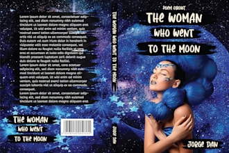 create artistic poetry and novel book cover
