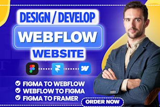do webflow design,psd to webflow,figma to webflow and webflow ecommerce website