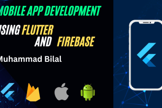 develop beautiful and modern app using flutter and firebase