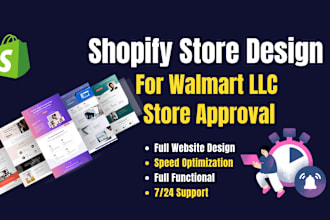 do shopify theme customization for walmart llc store approval