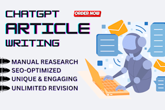 write a seo optimized article using chatgpt with manaully reasearch