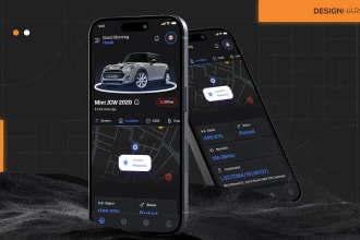 create awesome figma app design for mobile app UI UX