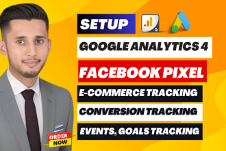 setup google analytics 4, facebook pixel, ga4 migration, conversion tracking