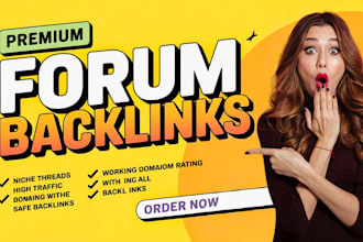 do high authority niche relevant USA do follow forum backlinks