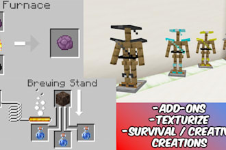 do different minecraft bedrock related work