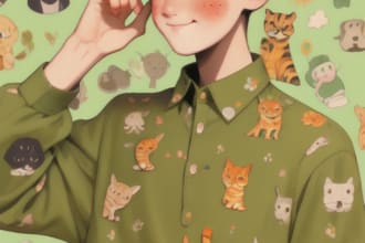 create anime ai cute art portrait with stable diffussion