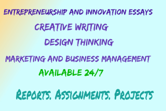 handle innovation, entrepreneurship, business essays