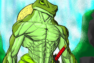 draw your minecraft ,roblox avatars and fan art in a comic style