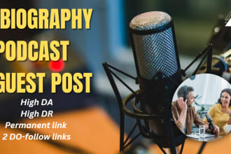 do high da, DR biography and podcast guest post