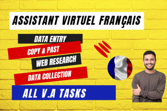 be your professional virtual assistant in french and english