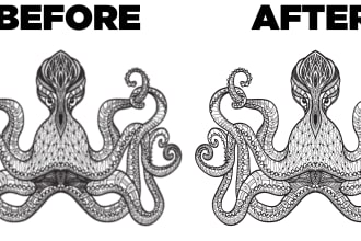 vector tracing, recreate logo or image, image to vector