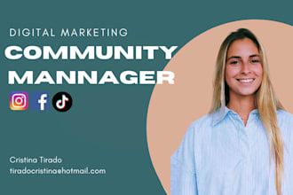 be your community manager