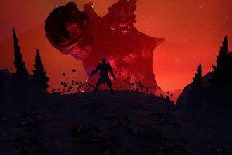 create immersive 3d environment concept art for you
