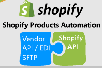 automate products of your vendor with shopify store using shopify API