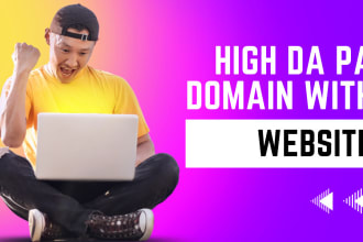provide high da pa niche website in any niche
