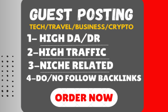 provide travel guest posts on high da blogs for off page SEO