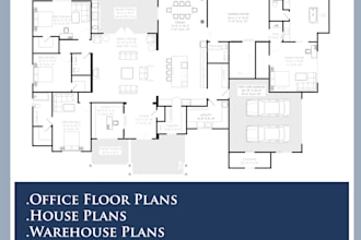 design house plans, office layout , warehouse layout and 2d floor plans