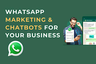 do whatsapp business API setup and build whatsapp chatbots and automation