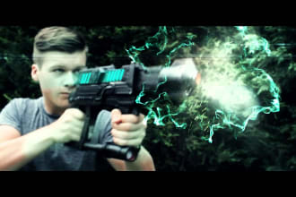 create Gun Fire Effect in your toy gun fire
