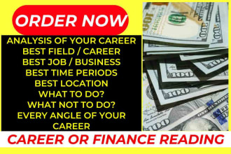 do career and finance related psychic reading