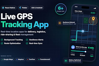 react native gps tracking app with google maps mapbox tomtom