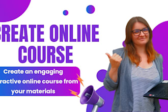 create an online course from your pdf material