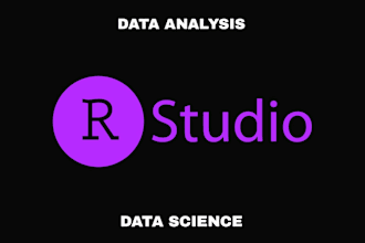 help in data analysis using rstudio, r programming and sas