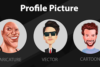 do unique caricature cartoon and mascot logo character
