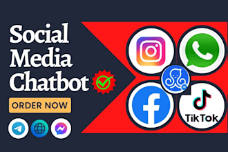 create chatbot for social media and website