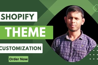 customize your shopify theme with custom liquid code and design the website