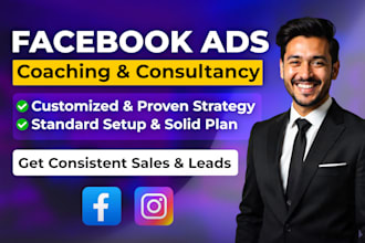 be your expert facebook ads, instagram campaign coach, consultant and mentor