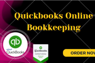 assist you in quickbooks online bookkeeping, accounting prepare profit and loss