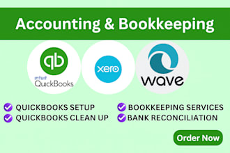 do quickbooks online bookkeeping xero and wave