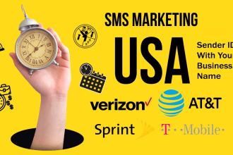 do bulk SMS for your business with company sender id in USA