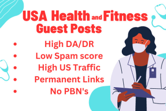 do USA guest post on health and fitness websites with USA traffic