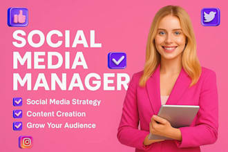 be your expert social media marketing manager and content creator