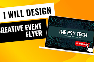design creative event flyer