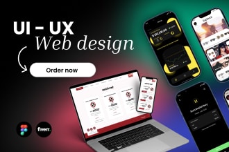 design creative figma, web, ui ux, landing page, app mobile