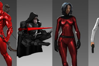do character illustration or concept art