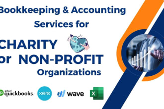 do bookkeeping for charity and nonprofit organizations