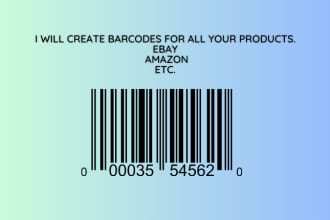 create barcodes for all your products ebay amazon etc