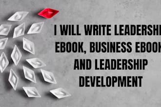 write leadership ebook, business ebook, and leadership development