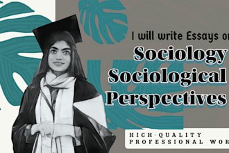write articles on sociology