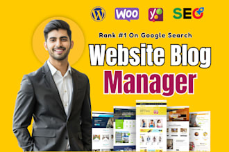 manage your wordpress website and blog with SEO